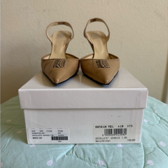 VINTAGE Versace Heels Womens size 37 1/2 - Picture 7 of 16